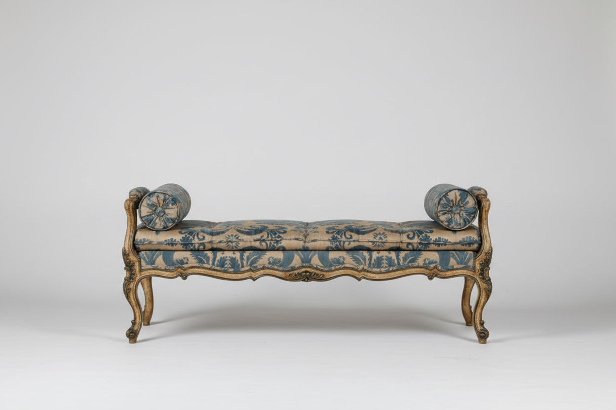 Baroque Scroll Bench