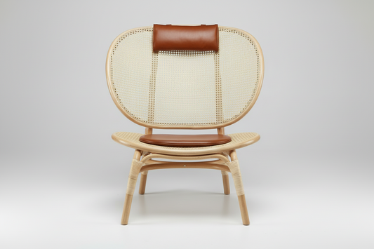 Bent Rattan Round Lounge